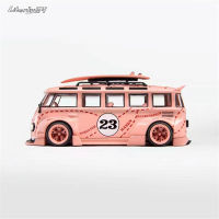 Liberty 1:64 Model Car T1 Bus Kombi Wide Body Refitting Version No.23 PinkPig