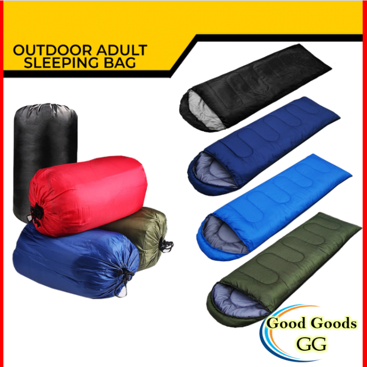 Sleeping Bag 1kg portable Outdoor Camping Envelope Hooded Camping Bed