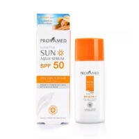 ? Provamet Sensitive Sun Aqua Serum SPF50 โปรวาเมท เซรั่ม กันแดด สูตรกันน้ำ บางเบา ซึมซาบเร็ว ขนาด 40 ml 21301 [ New Special Price!! ]