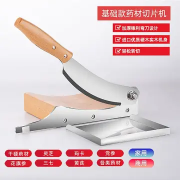 Manual Slicer Ginseng Slicing Machine Chinese Herbal Beef Jerky