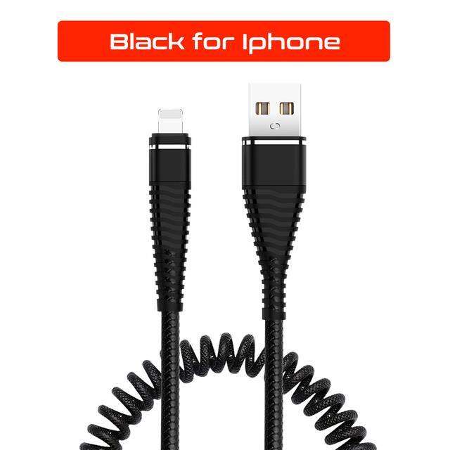 ที่ชาร์จไฟรวดเร็ว-usb-สายเคเบิ้ล-type-c-สำหรับ-huawei-ชนิด-samsung-ข้อมูลเครื่องชาร์จแบบมีสปริง-สามารถพิมพ์-c-8-pin-mirco-สำหรับ-iphone