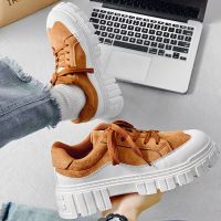 HOT★Mens Chunky Sneakers Autumn British Style Business Shoes Low Top Casual Shoes Anti-slip Trainers Zapatillas Deportivas Hombre