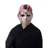 หน้ากากสยองขวัญภาพยนตร์ Jason Voorhees Ghost Festival Party ผู้ใหญ่ Latex หมวกหมวกกันน็อคแบบเต็มหน้าฮาโลวีนคอสเพลย์เครื่องแต่งกายอุปกรณ์เสริม