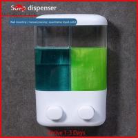 5pcs Wall-mounted Liquid Soap Dispenser Foam Hand Wash Device(Double Head)