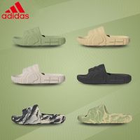 Adidas Clover รองเท้าแตะแพลตฟอร์มลําลอง ส้นเตี้ย พิมพ์ลาย 3D สําหรับผู้ชาย ของแท้ 100% เหมาะกับการเล่นกีฬา ในร่ม36-45 i