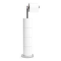 Holder, Freestanding, Stainless Steel Paper Storage for 5 Paper Rolls,Toilet Paper Stand