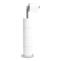 Toilet Roll Holder, Freestanding, Stainless Steel Paper Storage for 5 Paper Rolls,Toilet Paper Stand