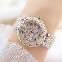 Fashion Women Bracelet Watches Stainless Steel Rhinestone Crystal Ladies Quartz Watch Women Dress Clock Dropshiping montre femme