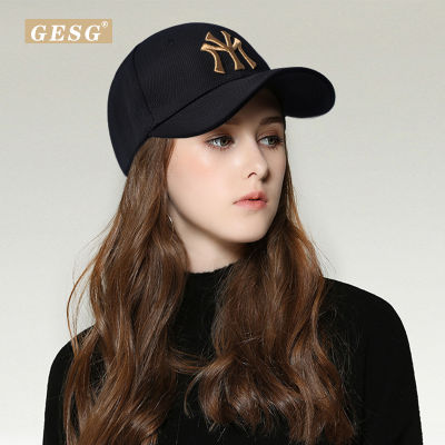 Hat cap in the fall and winter of female female ms han edition of the new embroidery baseball cap street popular cotton