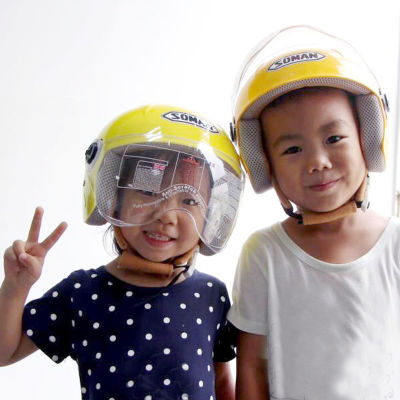 Kids Motorcycle Helmet Childrens Riding Helmets Boys girls Motorcycle Cycling Kid Helmet For Outdoor Sports 48-52cm