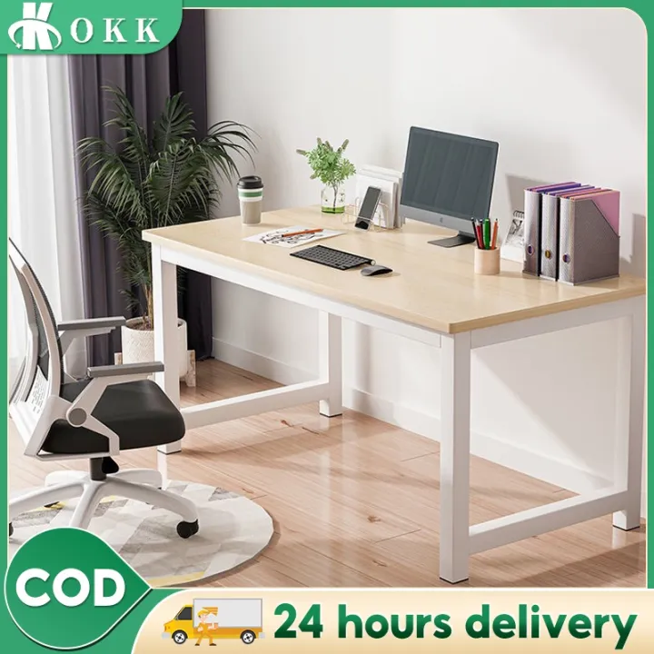 【Philippine spot】[In stock] 140cm Computer Desk Home Office Desk Room