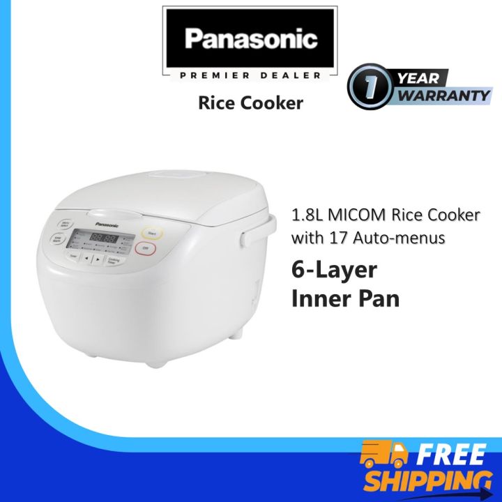 PANASONIC SR-CN188 Jar Rice Cooker 1.8L SR-CN188WSK 6 Layer Inner Pan ...