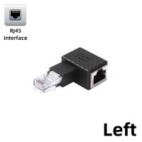 ตัวแปลง RJ45ตัวผู้เป็นตัวเมียอะแดปเตอร์ขยาย90องศาสำหรับ Cat5 Cat6สายอะแดปเตอร์ขยายตัวเชื่อมต่อสายเคเบิล LAN Ethernet เครือข่าย