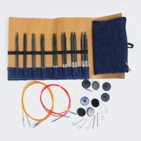 INDIGO WOOD INTERCHANGEABLE NEEDLE DENIM SET