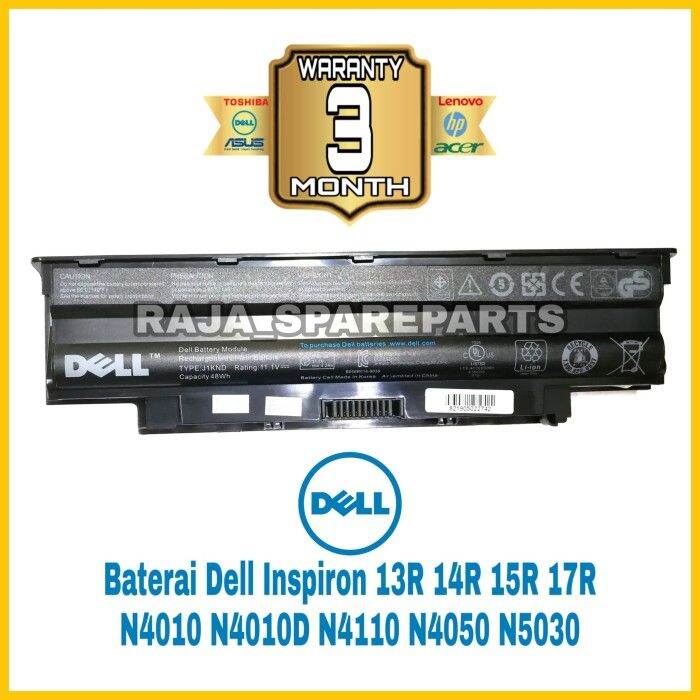 Baterai Battery Laptop Original DELL Inspiron N4010 N4050 N5010 J1KND