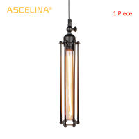 2 Pieces Industrial Pendant Light Vintage pendant Lamp Retro handing lamp American restaurant Living room dining room decoration