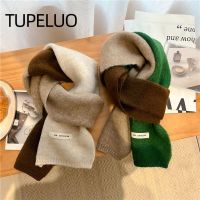 Korean Style Warm Winter Knitted Scarf Women Fashion Thick Woolen Yarn Neckerchief Muffler Shawl Neck Wraps Bufandas