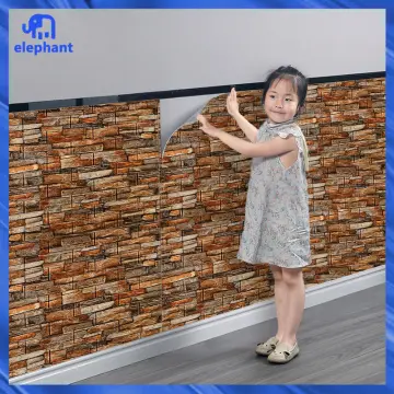 Buy Wallpaper Mart 3D Embossed Washable PE Foam DIY Self Adhesive Brick  Wall Sticker for Bedrooms Living Room Kids Room Office White 70 x 77  cm 58 sqft 1 Pc online  Looksgudin
