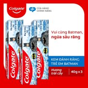 Bộ 3 kem đánh răng Colgate Batman 40g dành cho bé