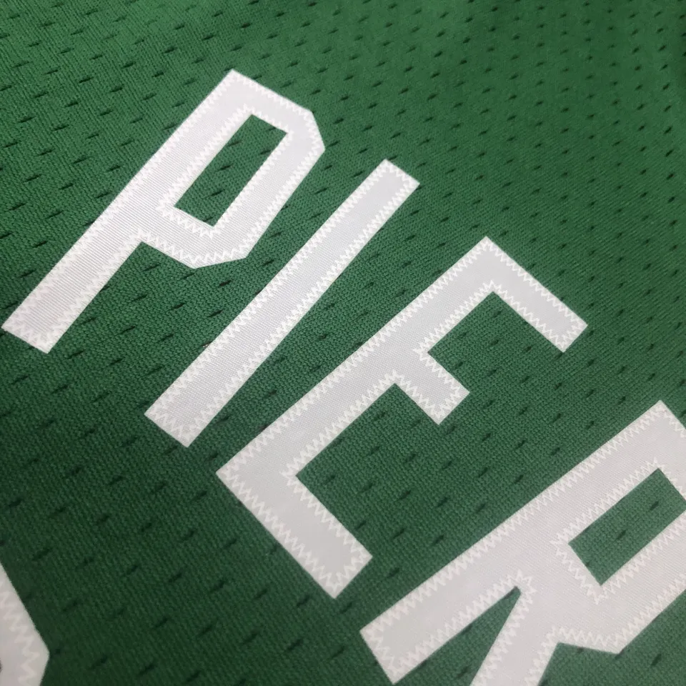 Hot pressing Authentic Jersey Mens Boston Celtics Paul Pierce & Kevin  Garnett & Ray Allen Mitchell Ness Hardwood Classics Jersey - Green