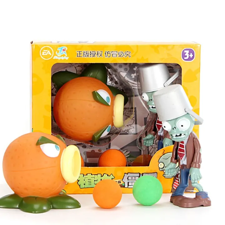 The Original Plants Vs Zombies Can Launch Big Toy 3 6 Years Old Boy Peas Xinjiang Resin Complete 7082