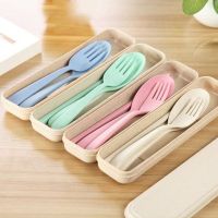 1Set Portable Travel Kids Adult Cutlery Travel Fork Tableware Dinnerware Sets Camping Picnic Set Gift for Child Kids -15 Flatware Sets