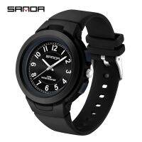 2022 SANDA Fashion Causual Quartz Movement Watch Popular Universal Student Clock Waterproof Men Women Simple Design Watches 6095