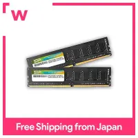 16GB × 2แผ่น288Pin SP032GBLFU266B22 CL19 1.2V DDR4-2666ซิลิคอนพาวเวอร์ตั้งโต๊ะ (PC4-21300)