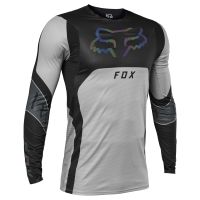 เสื้อเจอร์ซีย์นักปั่น F0X สำหรับผู้ชาย Flexair Ryaktr แขนยาวจักรยานดาวน์ฮิลล์เสือภูเขาระบายอากาศได้ดีเสื้อยืดลายจักรยานยนต์