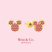 Couture Kingdom DISNEY MICKEY MOUSE HEART STUD EARRINGS