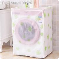 Transparent Print Waterproof Sun Protection Washing Machine Cover Household Fully-automatic Washing Drum Dust Cover