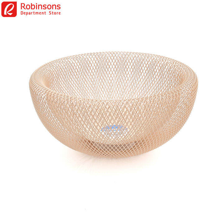 Masflex Large Metal Fruit Basket (Beige) Lazada PH