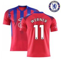 เชลซี เอฟซี ปี 2020-2021 เสื้อกีฬาแขนสั้น ลายทีมฟุตบอล Away kante Pulisic Werner Giroud พลัสไซซ์ สําหรับผู้ชาย และผู้หญิง