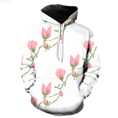 New Flower Mens Hoodies Oversized Sweatshirts Casual with Hood Jackets 3d Printed Hip Hop Cool Teens Pullover Unisex 2022 Hot Sale popular