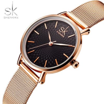 （A Decent035）SHENGKE Top LuxuryWatches Women FashionWatchWristwatches ForClock NewRelogio Feminino