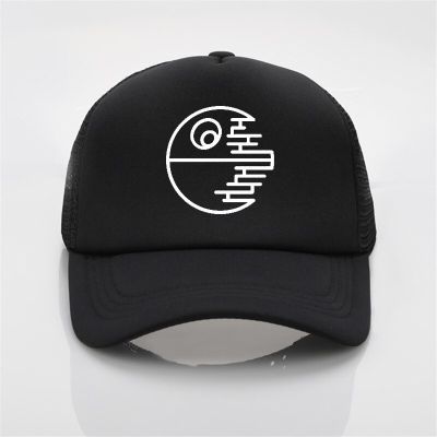 2023 New Fashion NEW LLFashion mesh hat Death Star Printing net cap baseball cap Men and women Summer Trend Cap New Y，Contact the seller for personalized customization of the logo