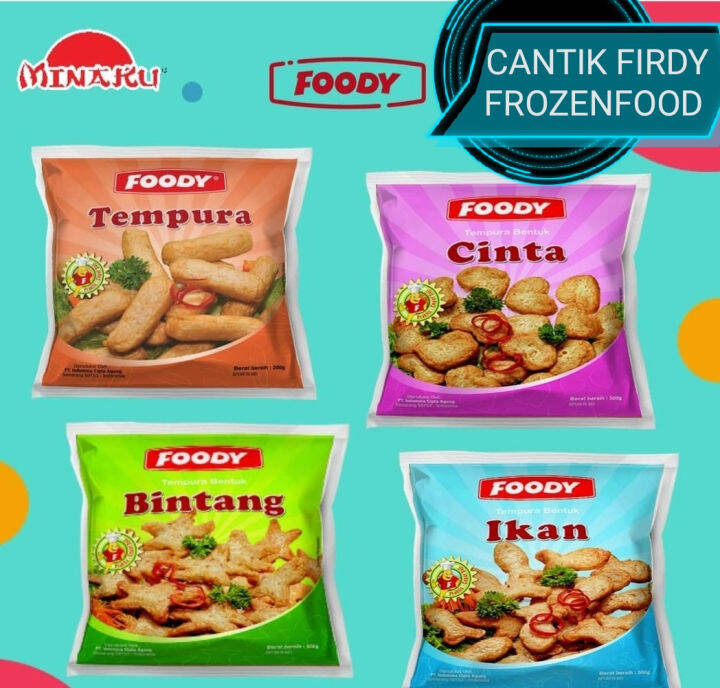 TEMPURA OLAHAN IKAN by FOODY 500gram (STICK/IKAN/BINTANG) Lazada