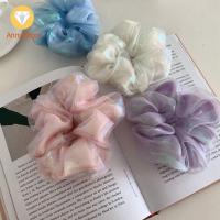 ANNA STORY หวานหวานแหววว ง่ายๆ Scrunchies ภาษาฝรั่งเศสคำ เชือกรัดผม สาวหัวเชือก ผ้าผ้าทอ ที่คาดผมเด็กผู้หญิง เครื่องประดับผมผู้หญิง ที่มัดผม หมวกสไตล์เกาหลี เชือกผมนางเงือก