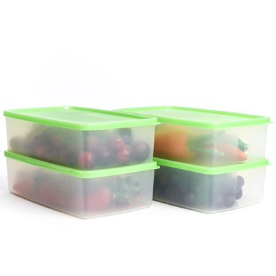 กล่องถนอมอาหารทัปเปอร์แวร์ตู้เย็น 1.3 ลิตร กล่องพลาสติกปิดสนิทสำหรับแช่ผักและผลไม้