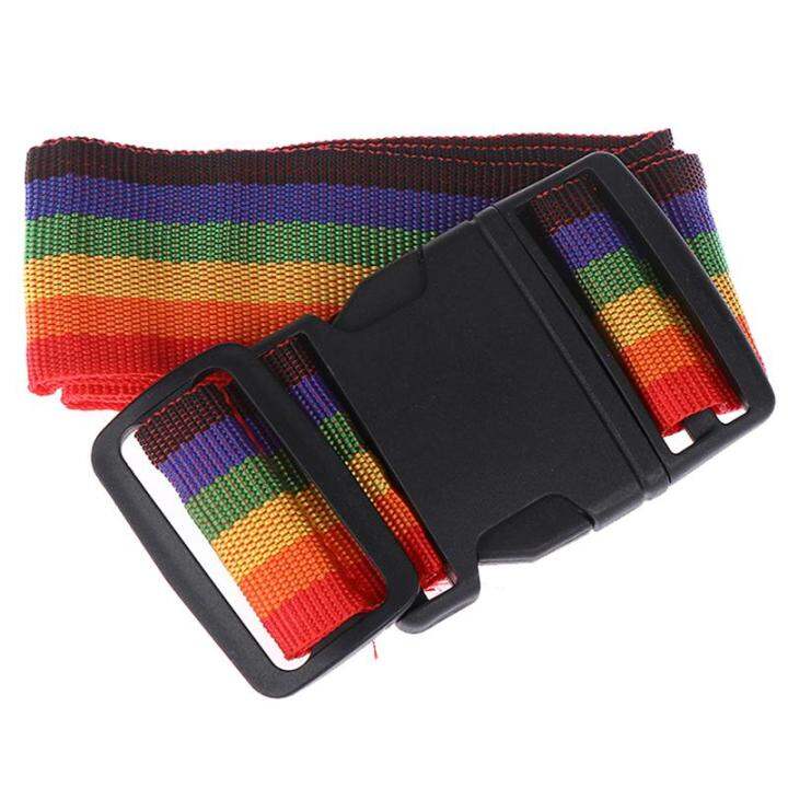 minwen Luggage Strap Cross Belt Packing 180CM Adjustable Travel Buckle