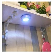 3 LED Touch Night Light Wireless Pat Lamp Led Paste Wall Lamps For Bedroom Closets Cabinets Wardrobe Decoration Bedside Lights Ceiling Lights