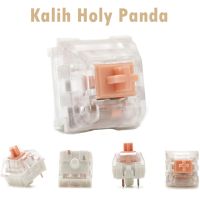 Kailh Halo สวิตช์แป้นพิมพ์กลแพนด้าศักดิ์สิทธิ์สวิตช์มีสัมผัสใส3ขา58กรัมชุดคีย์บอร์ดเล่นเกม RGB แบบกำหนดเอง