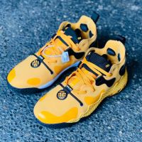 New Originalpark AD* Harden- Vol- 6 Bruce Lee Yellow Black All Match Fashion Basketball Shoes Actual Combat Sports Shoes {{ Free Shipping}