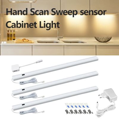 Hand Scan Sweep Sensor 30/50cm 12V LED Bar Light Smart Touch Sensor LED Tube Closet Cabinet  Light Hand Motion LED Kitchen Lamp  by Hs2023