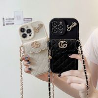 ∈ เคสโทรศัพท์มือถือ พร้อมกระเป๋าสตางค์ และสายคล้อง แบบพกพา สําหรับ iPhone 14 13 12 max xr 7 8 6 6s plus se 2020 13Pro 12Pro 14Pro 11Promax