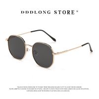 DDDLONG แว่นตากันแดดผู้ชาย,แว่นกันแดดผู้หญิงทรงสี่เหลี่ยมแฟชั่นย้อนยุค Oculos กลางแจ้ง UV400วินเทจคลาสสิก D38โลหะ