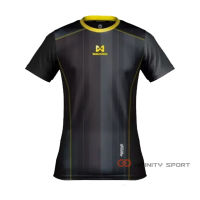 Warrix เสื้อกีฬาคอกลม WA1543 AE สีดำ Logo เก่า (ล้างสต๊อค)