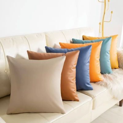 【SALES】 Technology cloth pillow sofa living room cushion square cover without core light luxury bedside