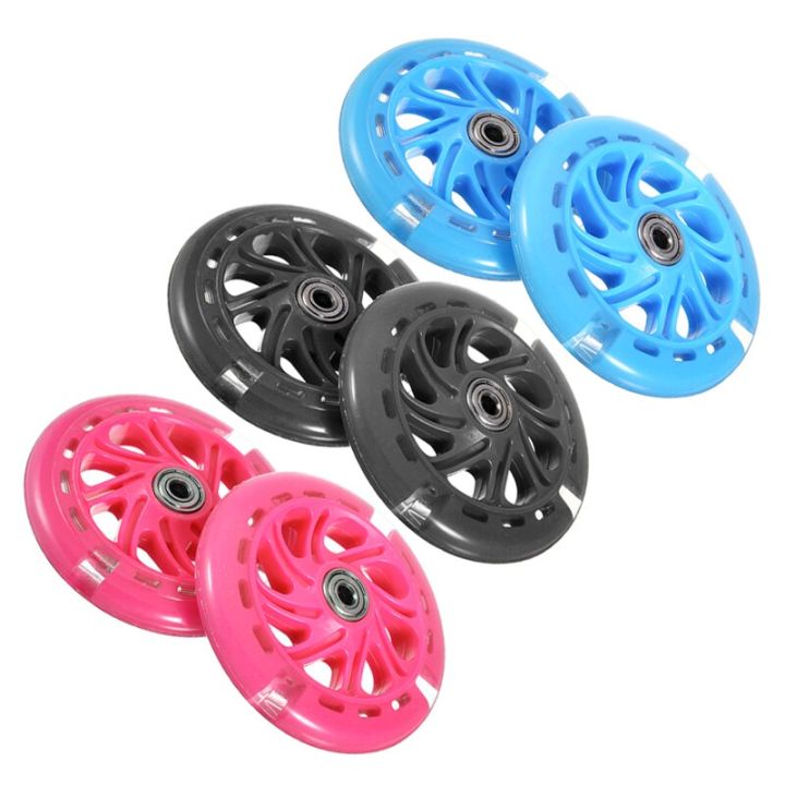 120mm-kids-children-scooter-replacement-wheels-led-lights-flashing-wheels-w-abec-7-bearings-for-baby-swing-car-wheel