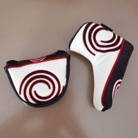 2023✿☊✒ Golf club cover Odyssey putter cover straight cap cover semi-circular magnetic suction closed L-shaped club cover